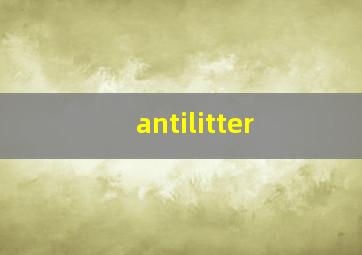 antilitter