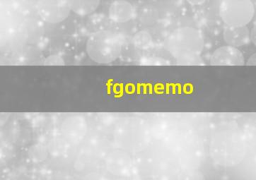 fgomemo