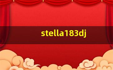 stella183dj