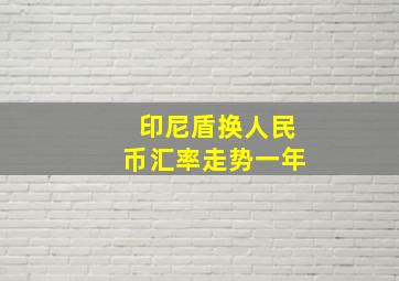 印尼盾换人民币汇率走势一年